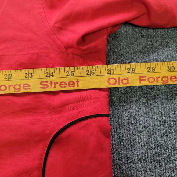 Cutter and Buck Mens XL WindTec Red Half Zip Pullover Alliance Bank Logo - Picture 12 of 13